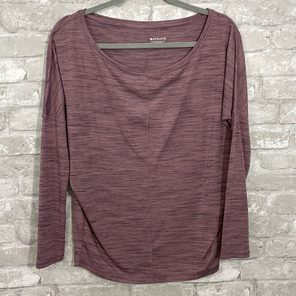 Athleta Flow Top Essence Spacedye